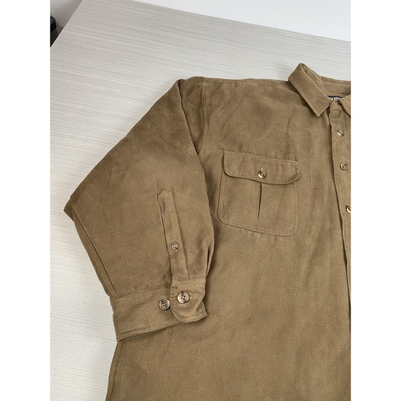 Wolverine Shacket Jacket Barn Coat XXL Brown Fleece Lined Chore Work Button up - Picture 4 of 12